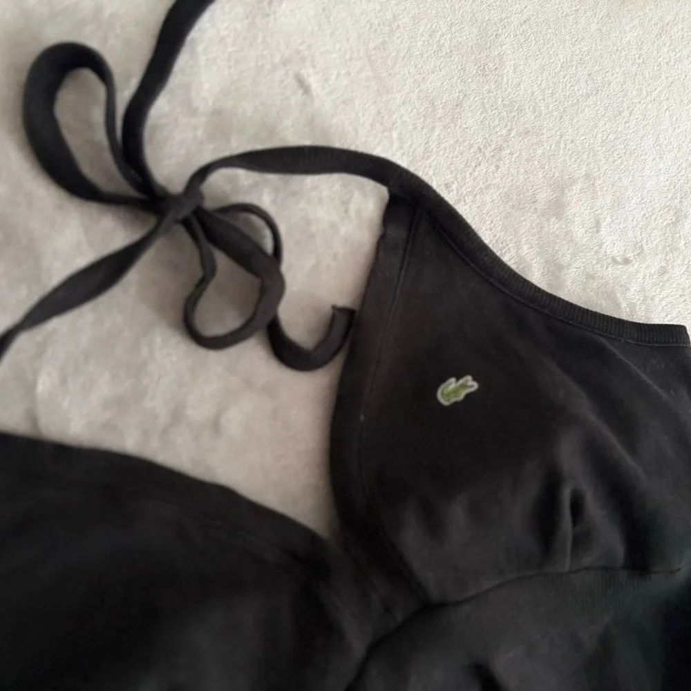 Lacoste Women's Elegant Black Backless Dress - Picture 4 of 6